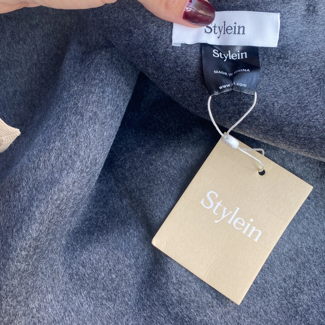 Stylein tecla scarf grå