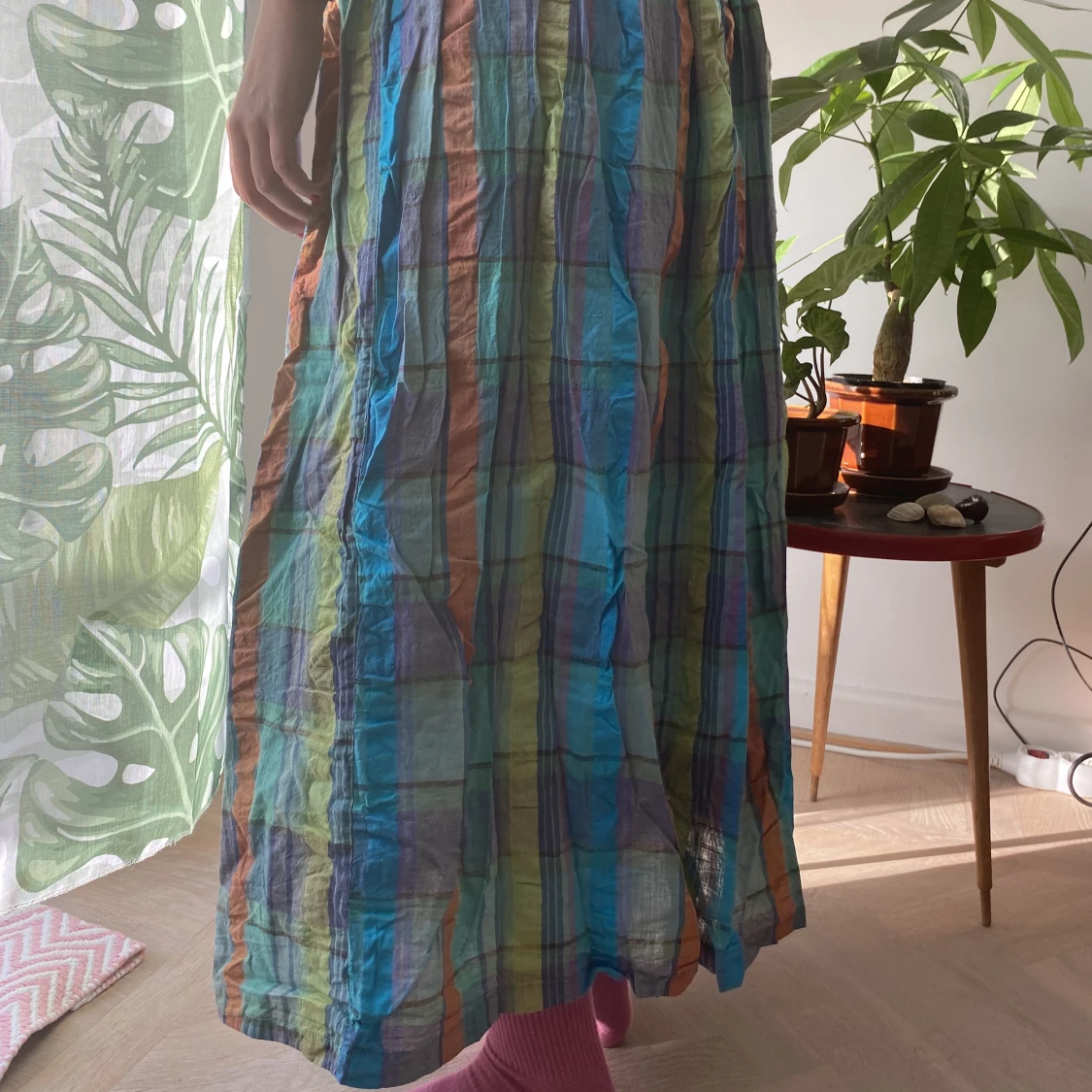 Rutig Maxi-kjol - 91