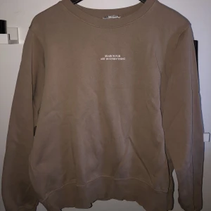 Tröja  Zara - Brun tröja från Zara med text. Lite oversize. Använd några gånger. 
