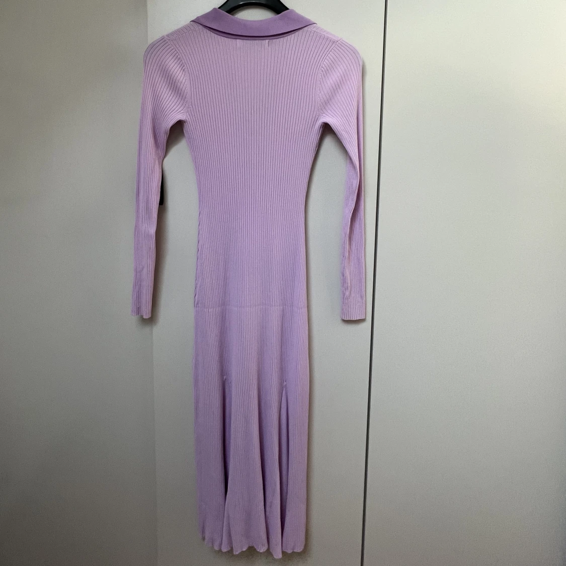 Adoore collar knitted dress lila  - 91