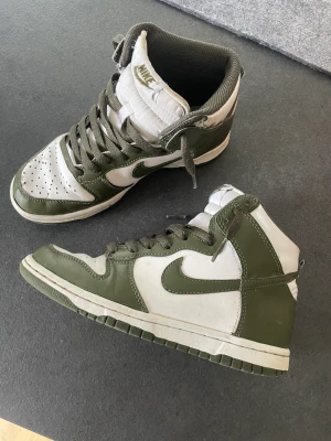 Nike dunk high cargo khaki - Säljer ett par Nike dunk high.  Färg: cargo khaki. Använda men fint skick. 
