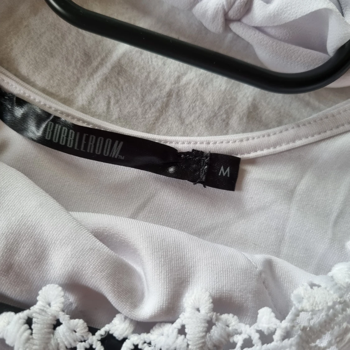 Vit klänning stl M - 91