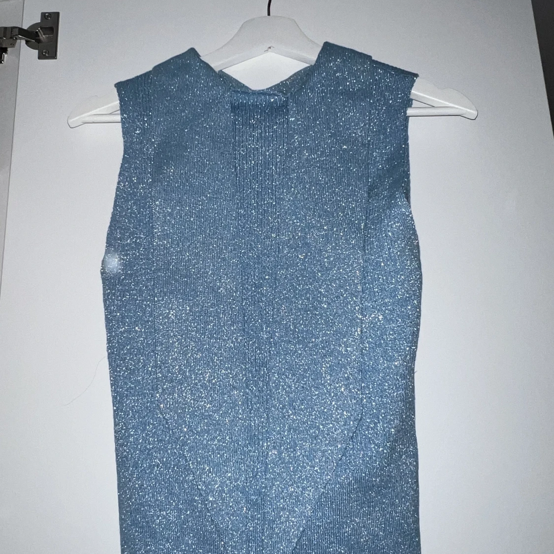 Mango fest glitter blå S - 90