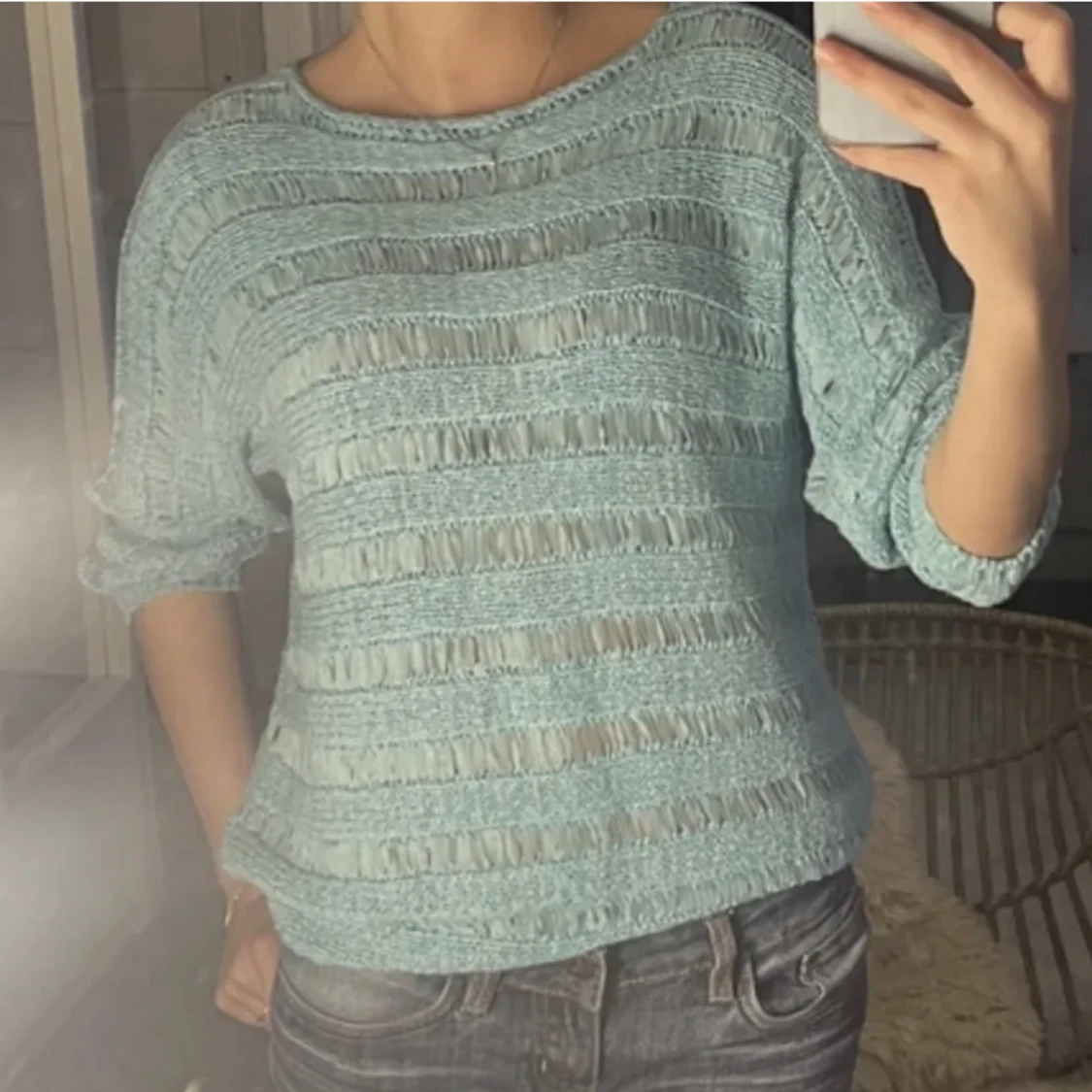 Trekvartslång tröja  - 90