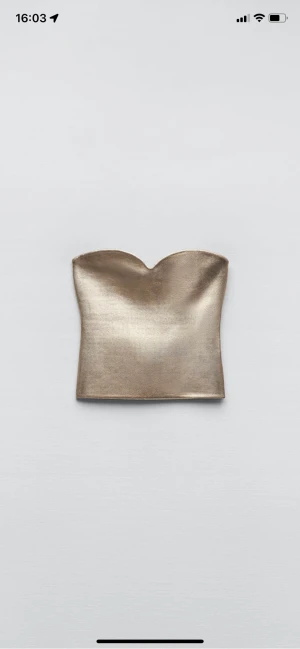 Zara topp! - Helt ny supersnygg guldig topp från zara🌟nypris 299, säljer för 199💕
