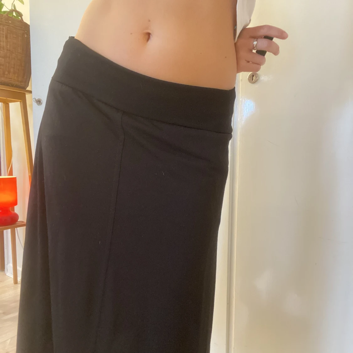 Svart långkjol maxikjol  - 90