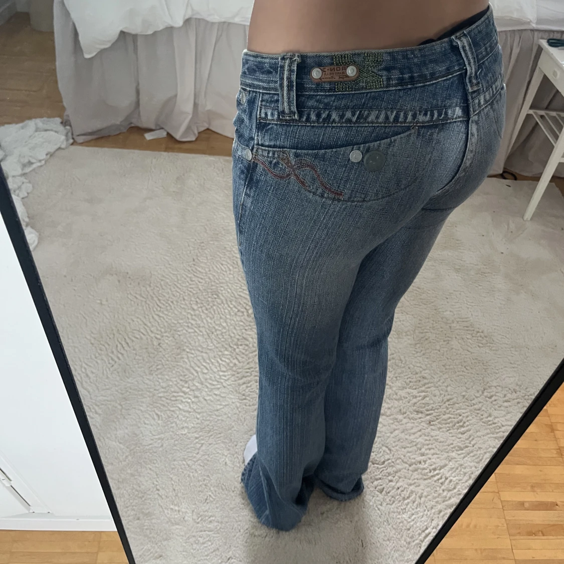 Lågmidjade jeans  - 90