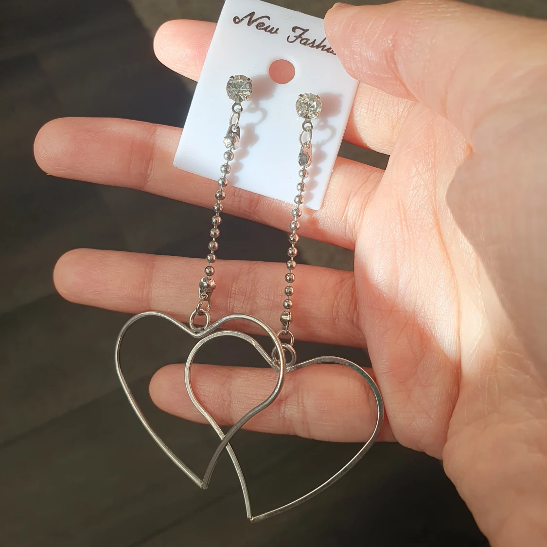 Heart earrings örhängen hjärta - 90