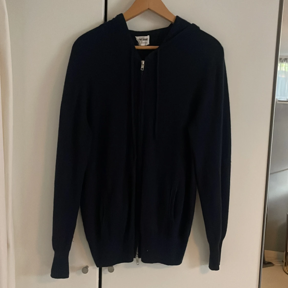 Soft Goat Zip Hoodie