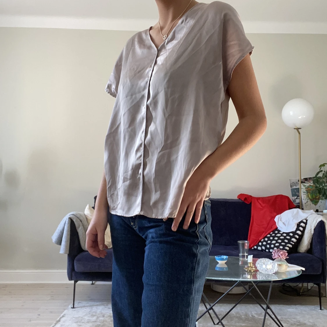 Glansig t-shirt - 90