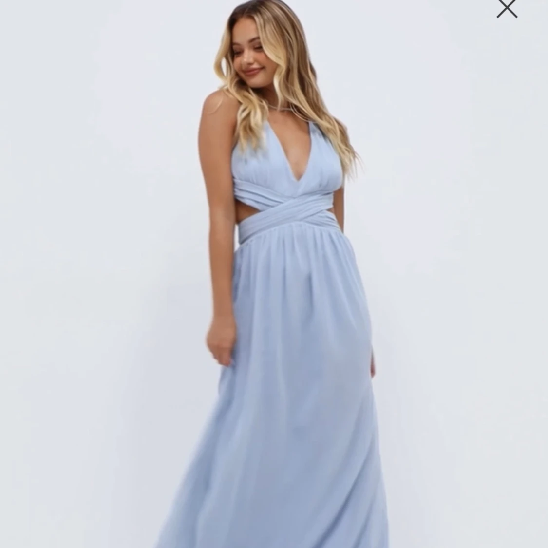 ljusblåa balklänning  - 90