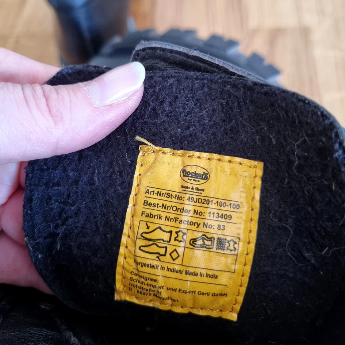 Dockers by Gerli Schnürboots Kängor svart 40 - 91