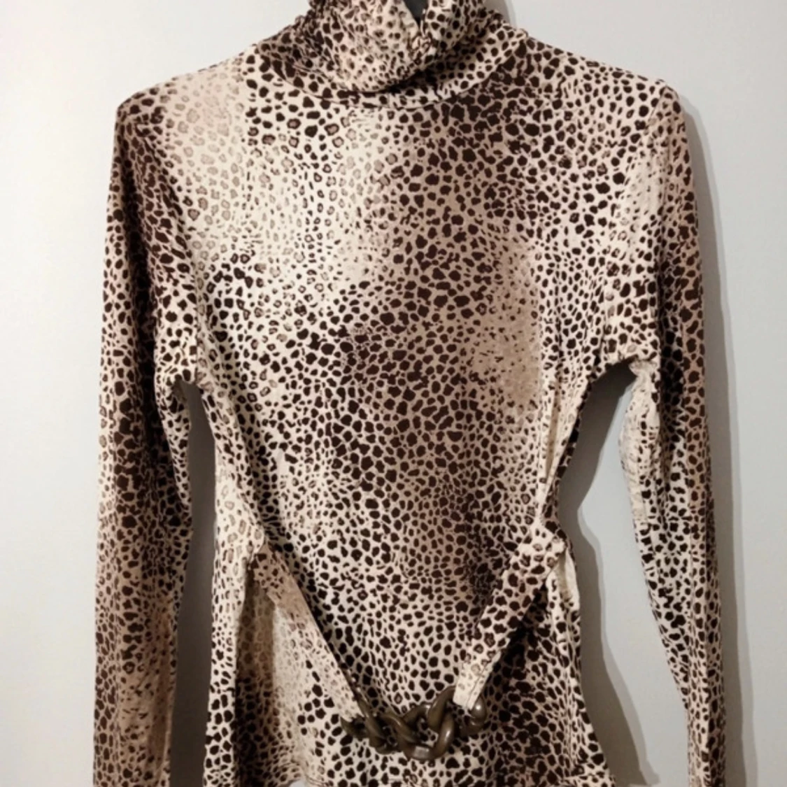 Vintage retro top med kedja