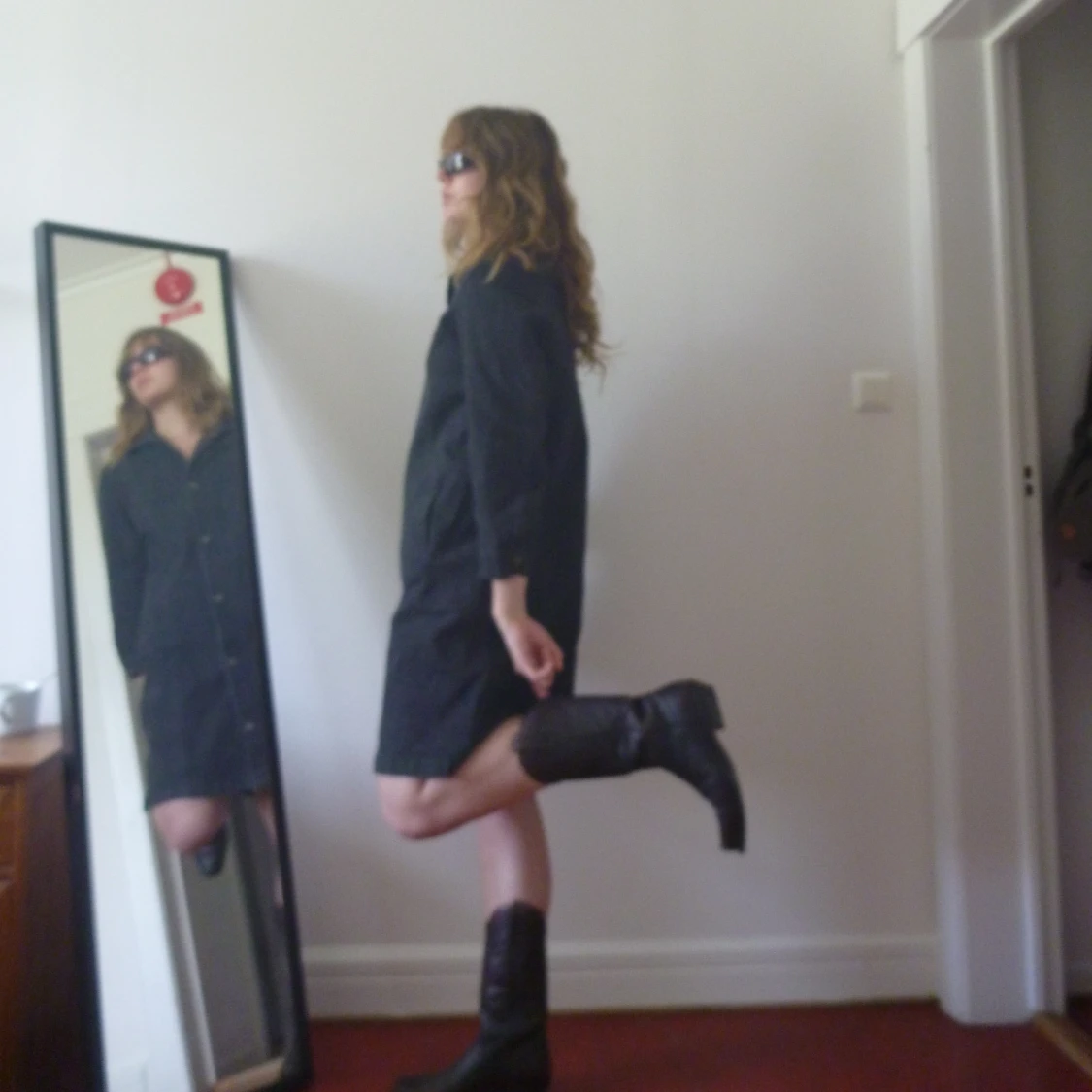 Jeanskappa/ klänning - 90