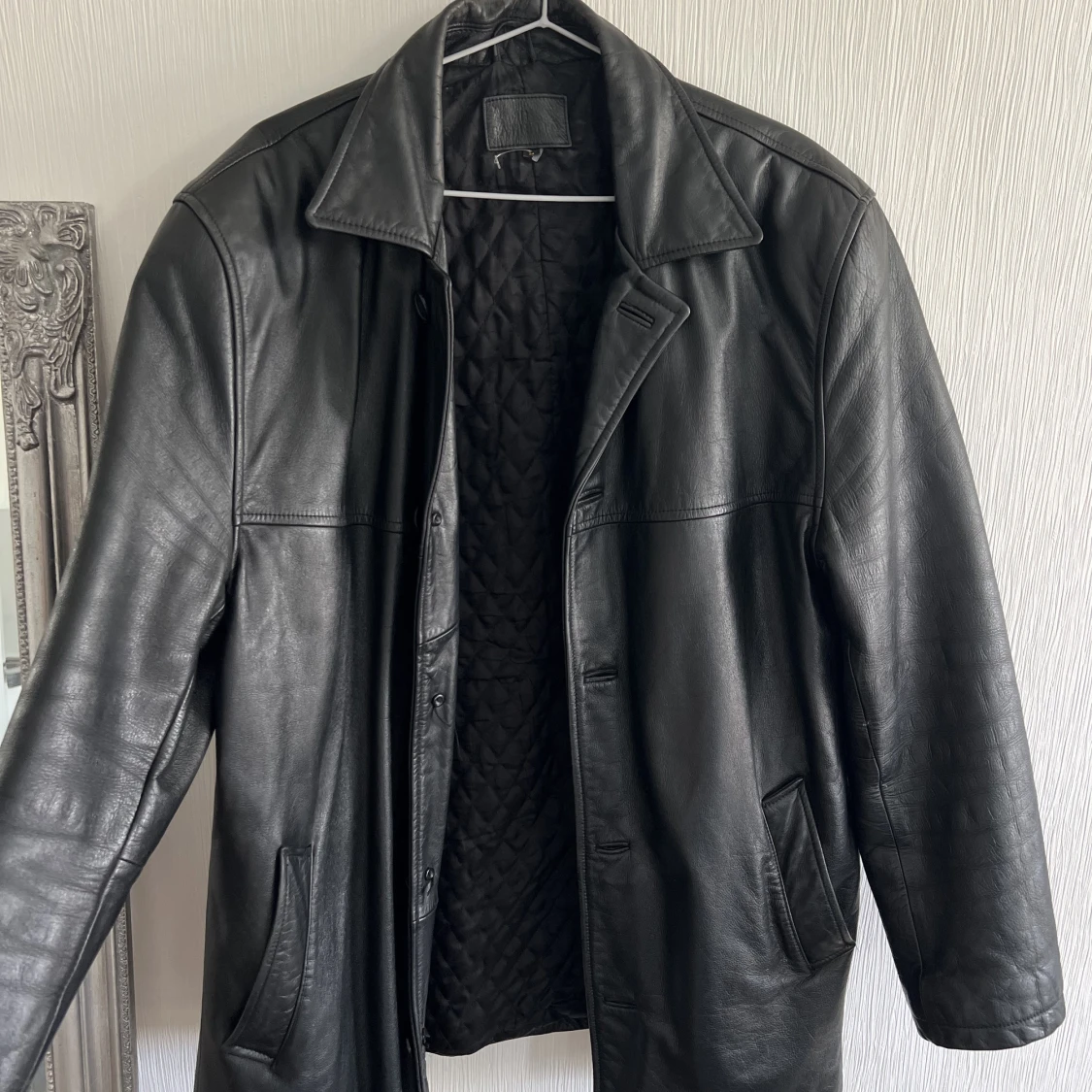 Vintage skinn jacka - 91