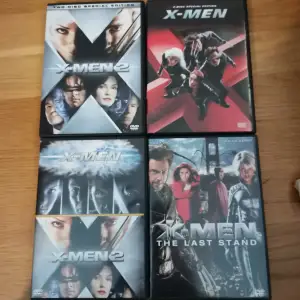 4 st dvd filmer X Men 20 kr st
