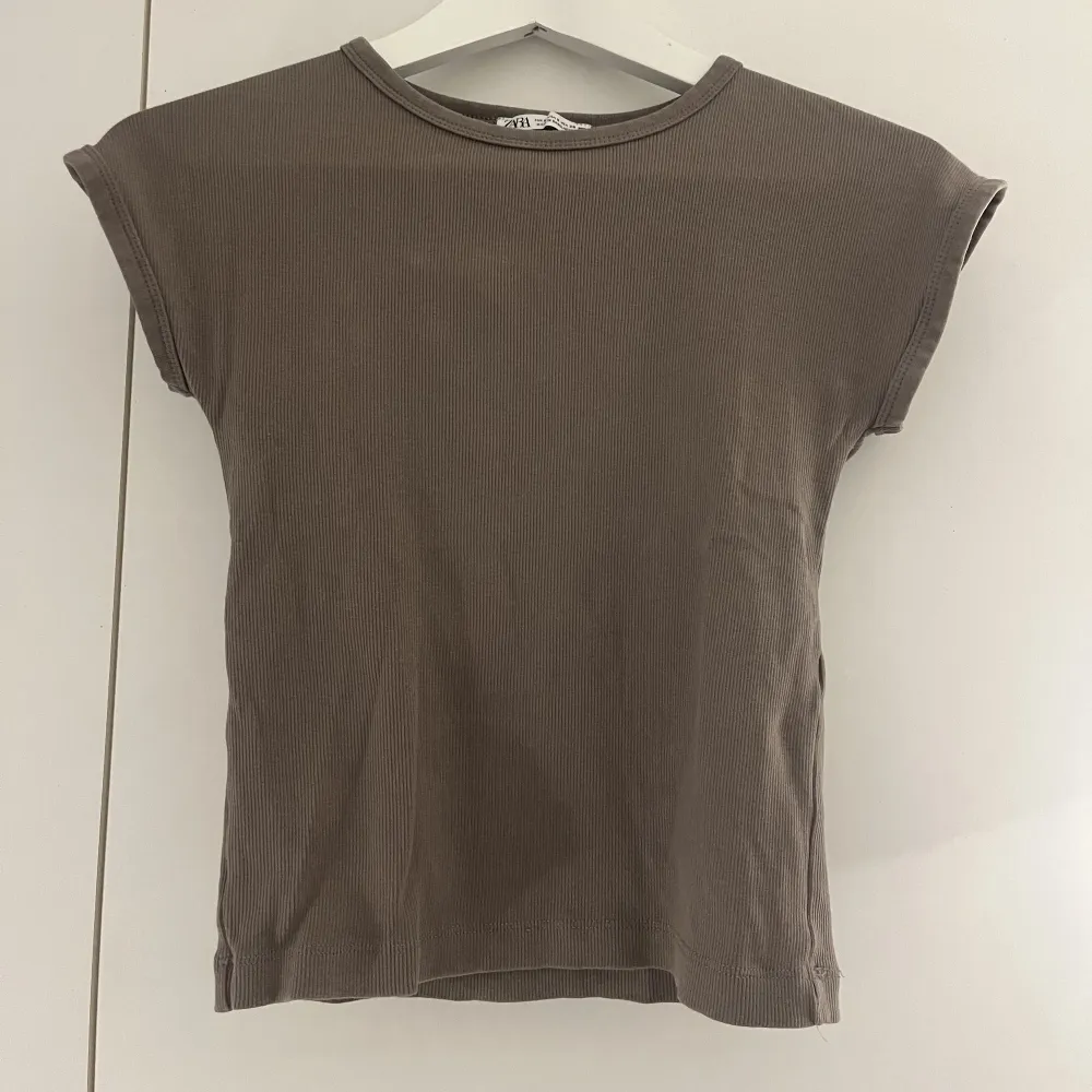 En ”brun” T-shirt ifrån zara. T-shirts.