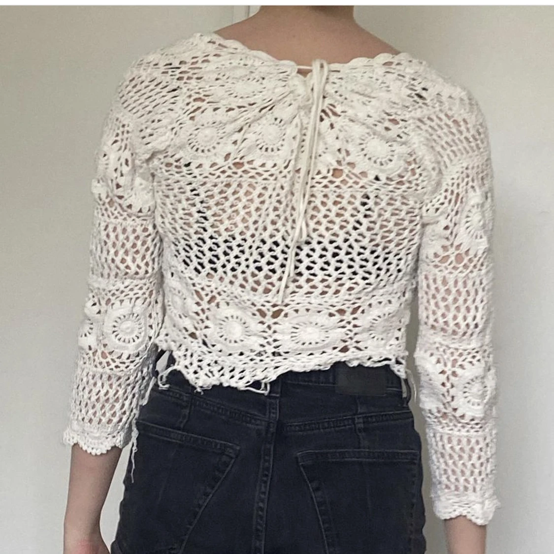 Spetströja med snörning - 90