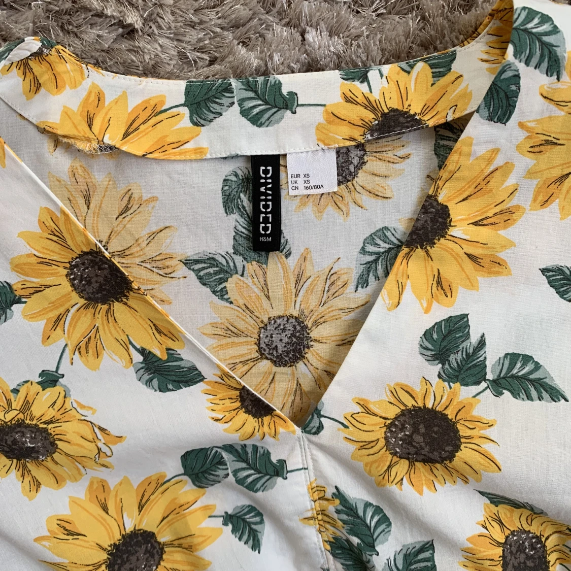 Blommig klänning  - 90