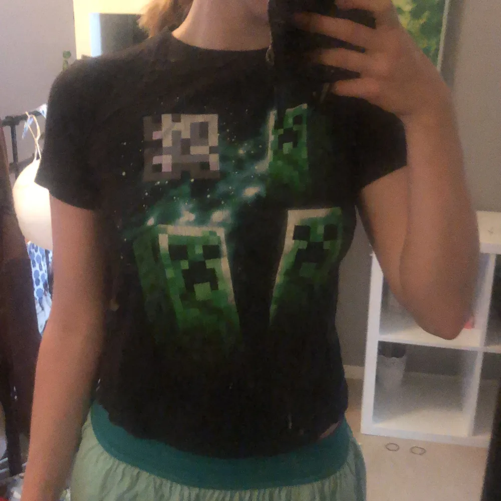 The shirt is about 6 years old and has barely been used. It’s an official Minecraft product.. T-shirts.