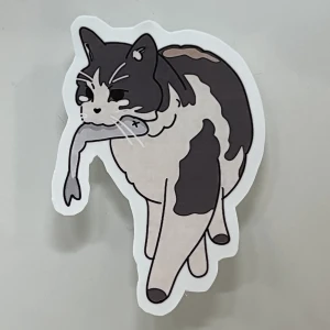 Klistermärke - Bean - Klistermärke 4 x 5 cm. Ritad av mig, hemmagjort. Alt via Swish, 10 kr frakt tillkommer - 15 kr totalt.