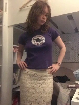 Converse baby tee - Jättesöt lila baby tee!!! Converse!!!!