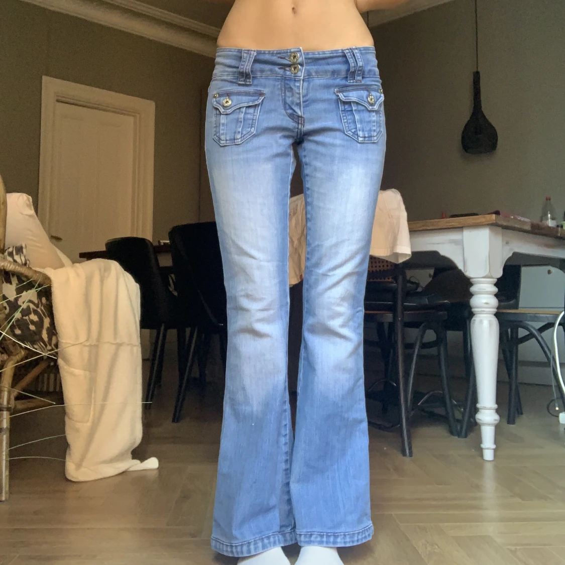 Lågmidjade jeans 