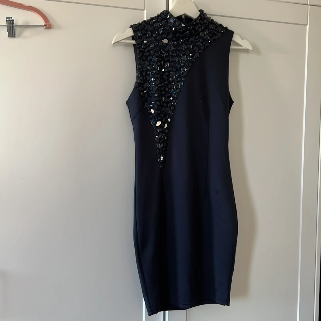 Blå festklänning - 91