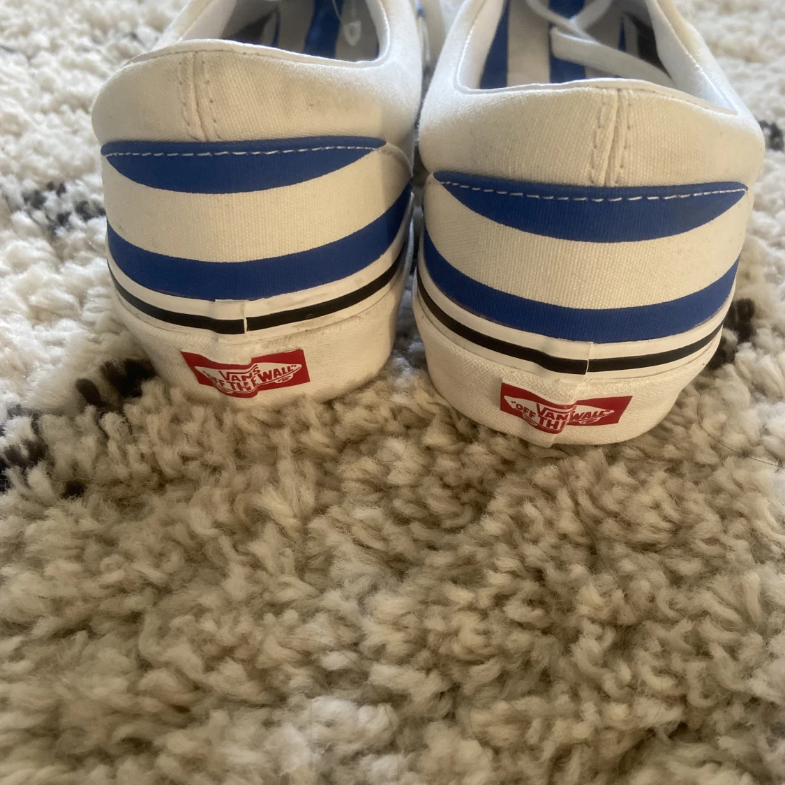 Vans, blå-vit randiga   - 90