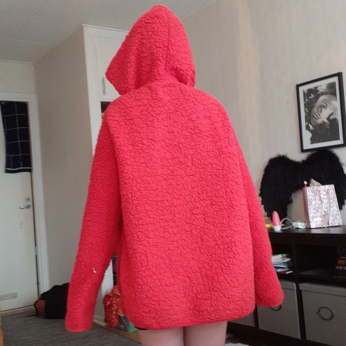 Röd tjock tröja  - 91