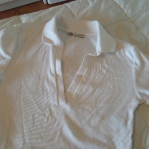 Zara cropped t shirt polo neck.  - Worn only once so in great condition. 