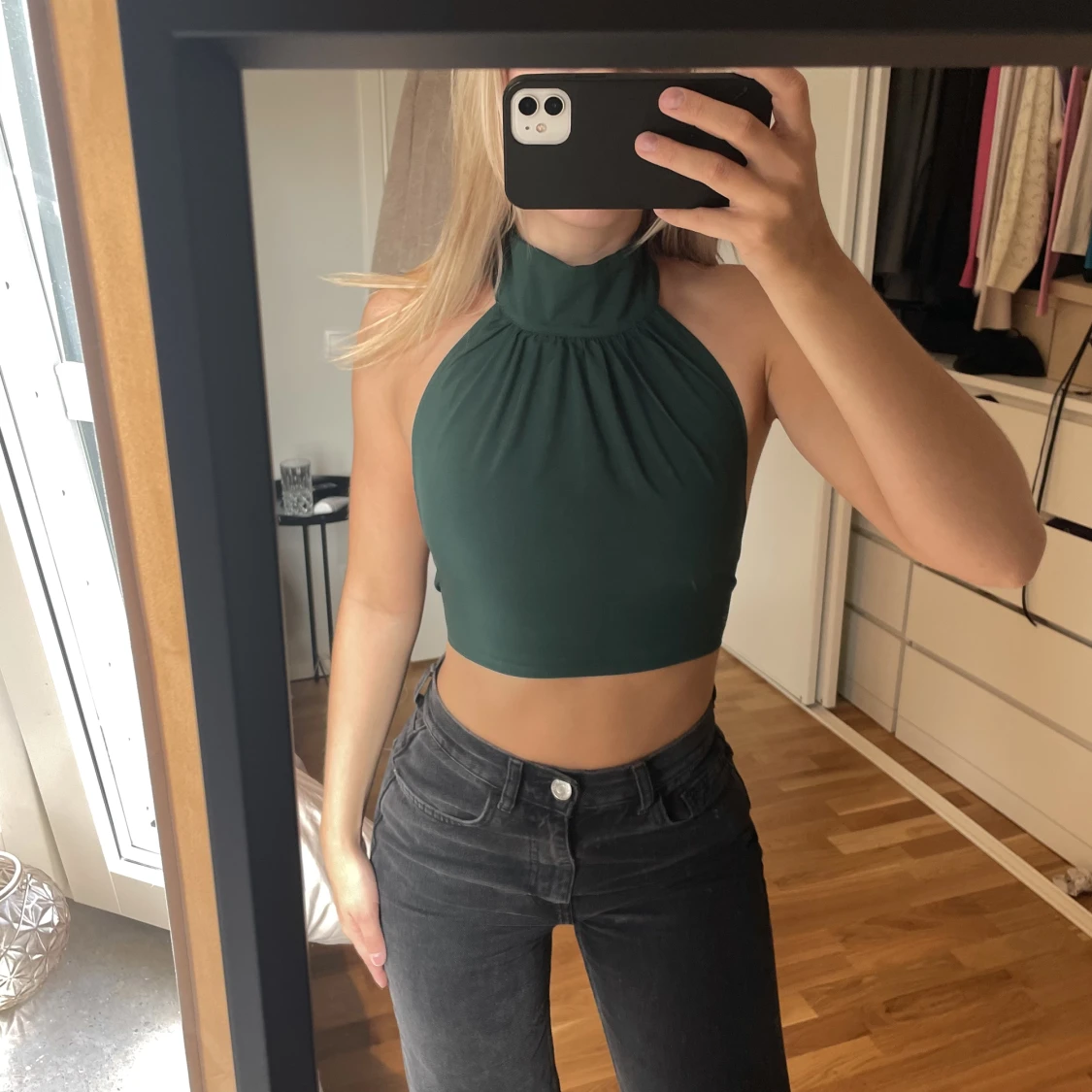 Topp med öppen rygg