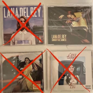 Lana del Rey cd skivor - Säljer några Lana del Rey cd skivor, 100-200kr st, så fler man köper så bättre pris. Den signerade har jag inte bestämt ett pris för så kom gärna med prisförslag. Köpte den på auktion, så har inget bevis på äkthet. 