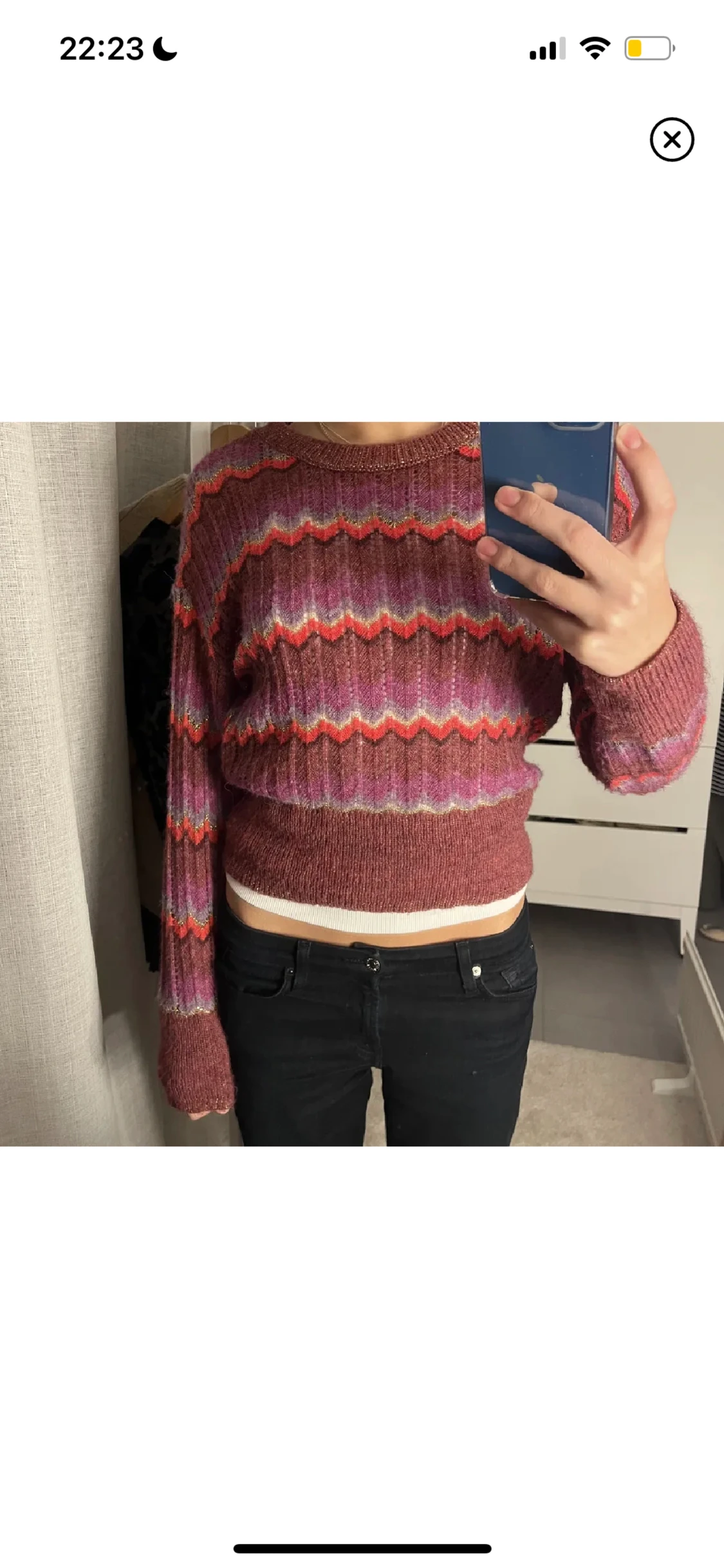 Missoniinspirerad tröja 