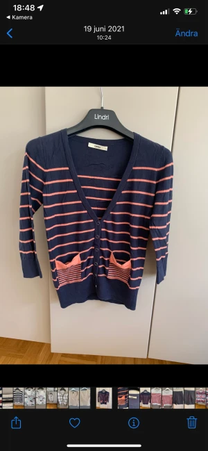 Cardigan oasis  - Oasis cardigan med 3/4 arm  St S 