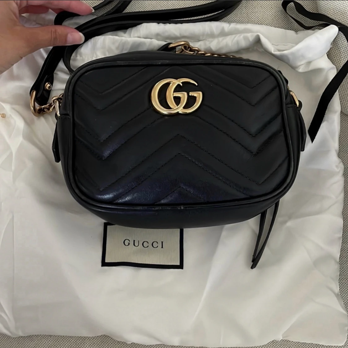 Gucci GG Marmont matelassé mini bag - 90