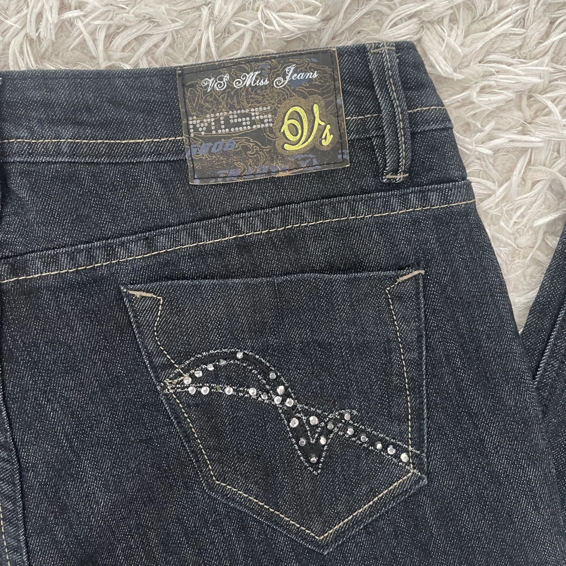 Lågmidjade bootcut jeans - 91