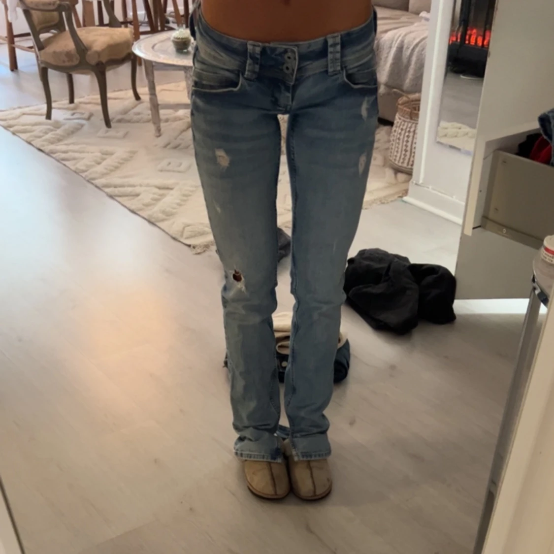 Lågmidgade jeans från pepe jeans