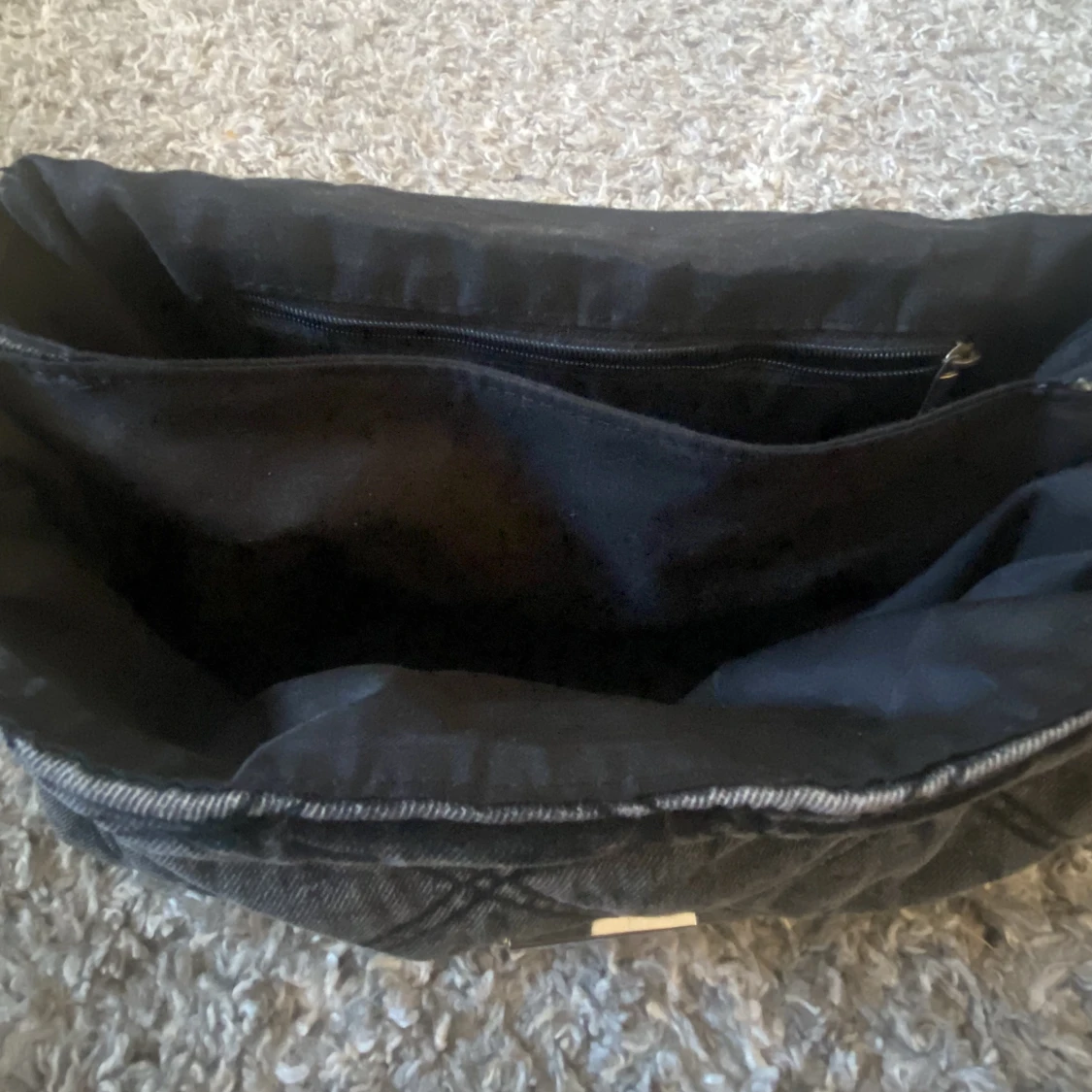 Grå denim väska - 91