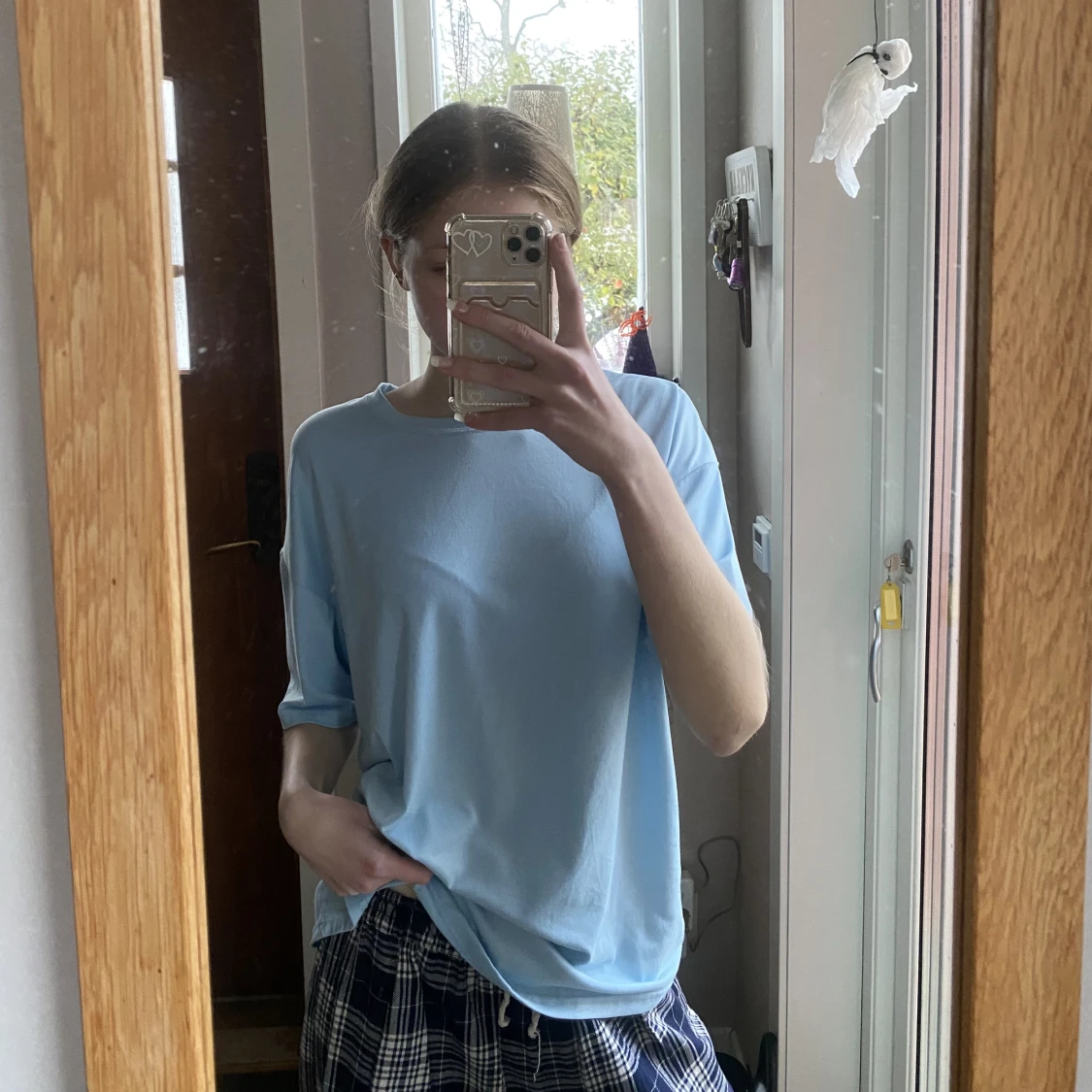 Ljusblå t-shirt - 91