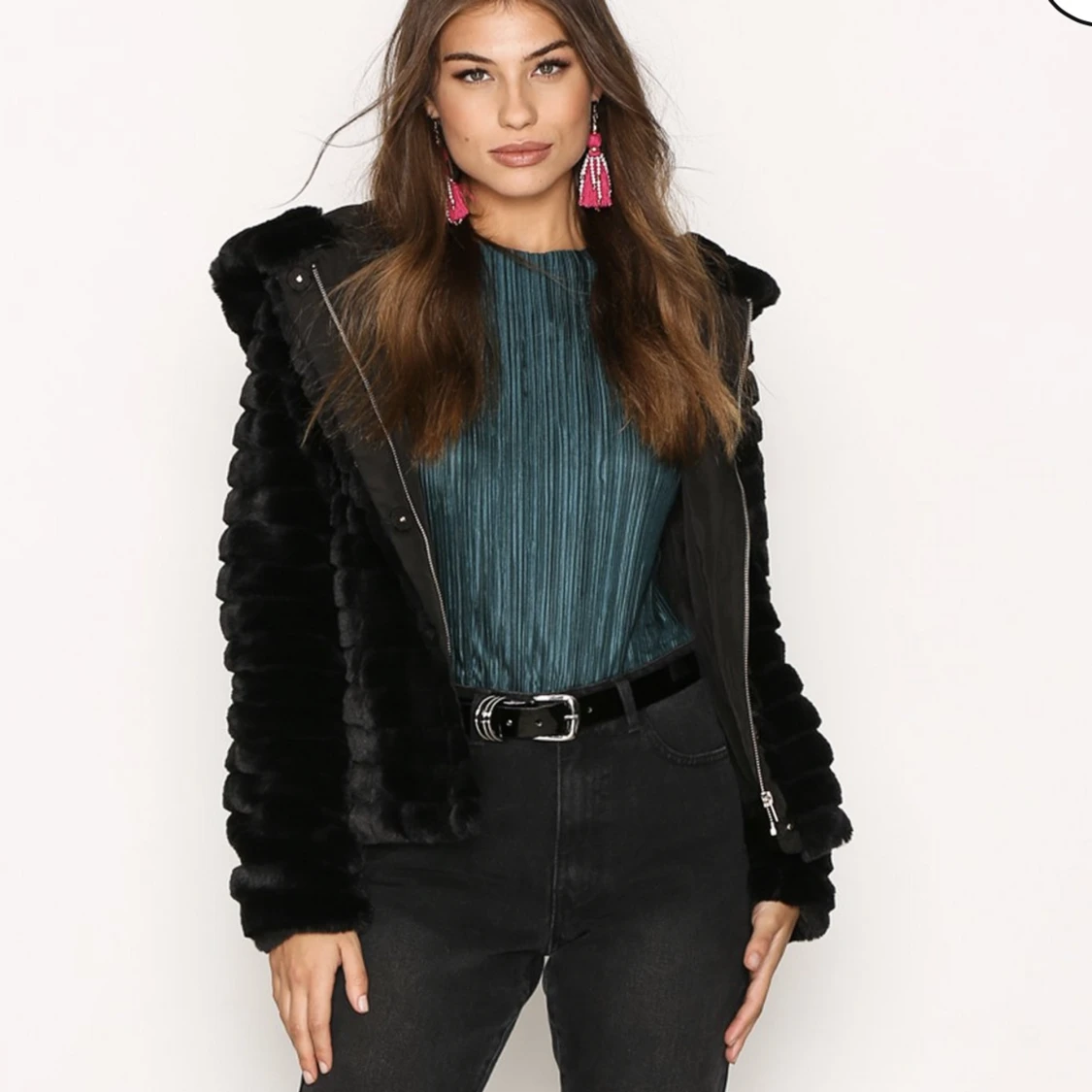 VIMAYA FAUX FUR JACKET/Nelly - 90