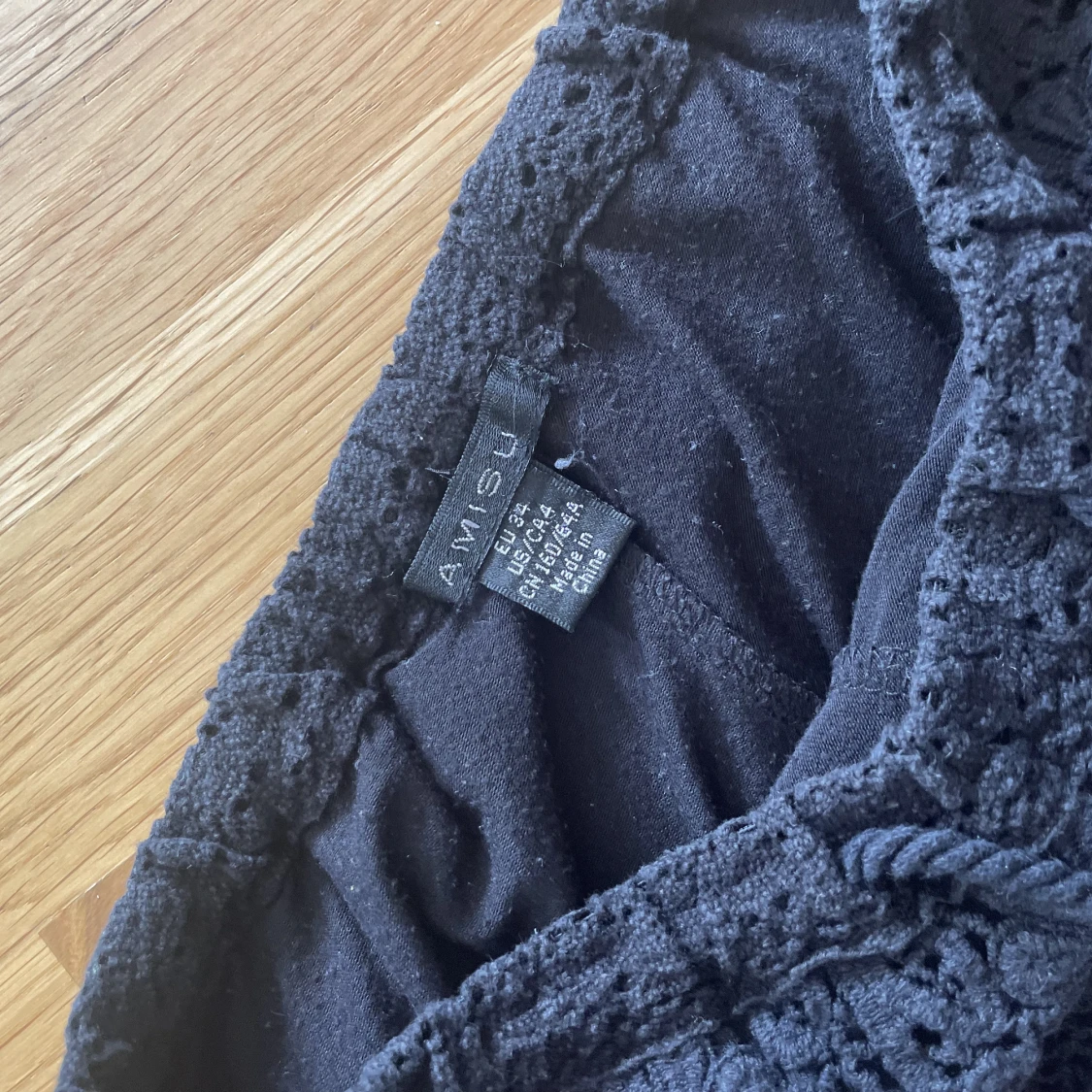 Svarta spetsshorts - 91