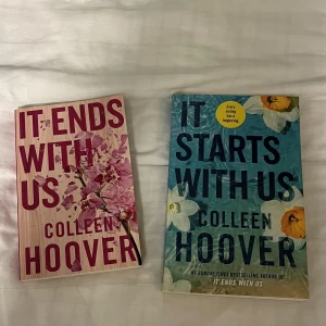 Böcker - Säljer dom populära it ends with us och it starts with us böckerna!  Dom är totalt i perfekt skick eftersom dom är helt nya förutom att jag läst dom! Böckerna kostar 75kr var! 
