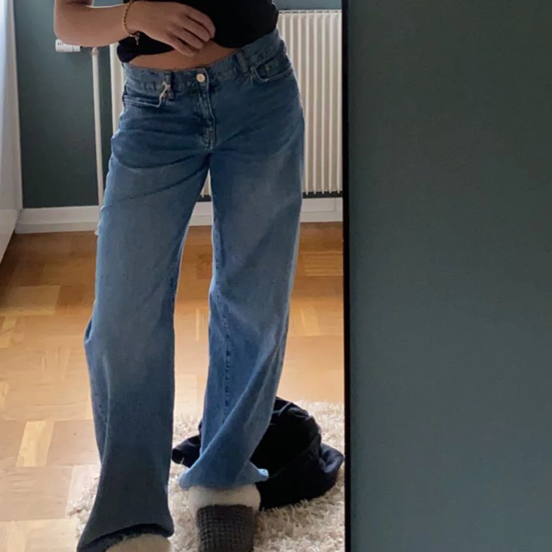 HELT NYA low wide jeans