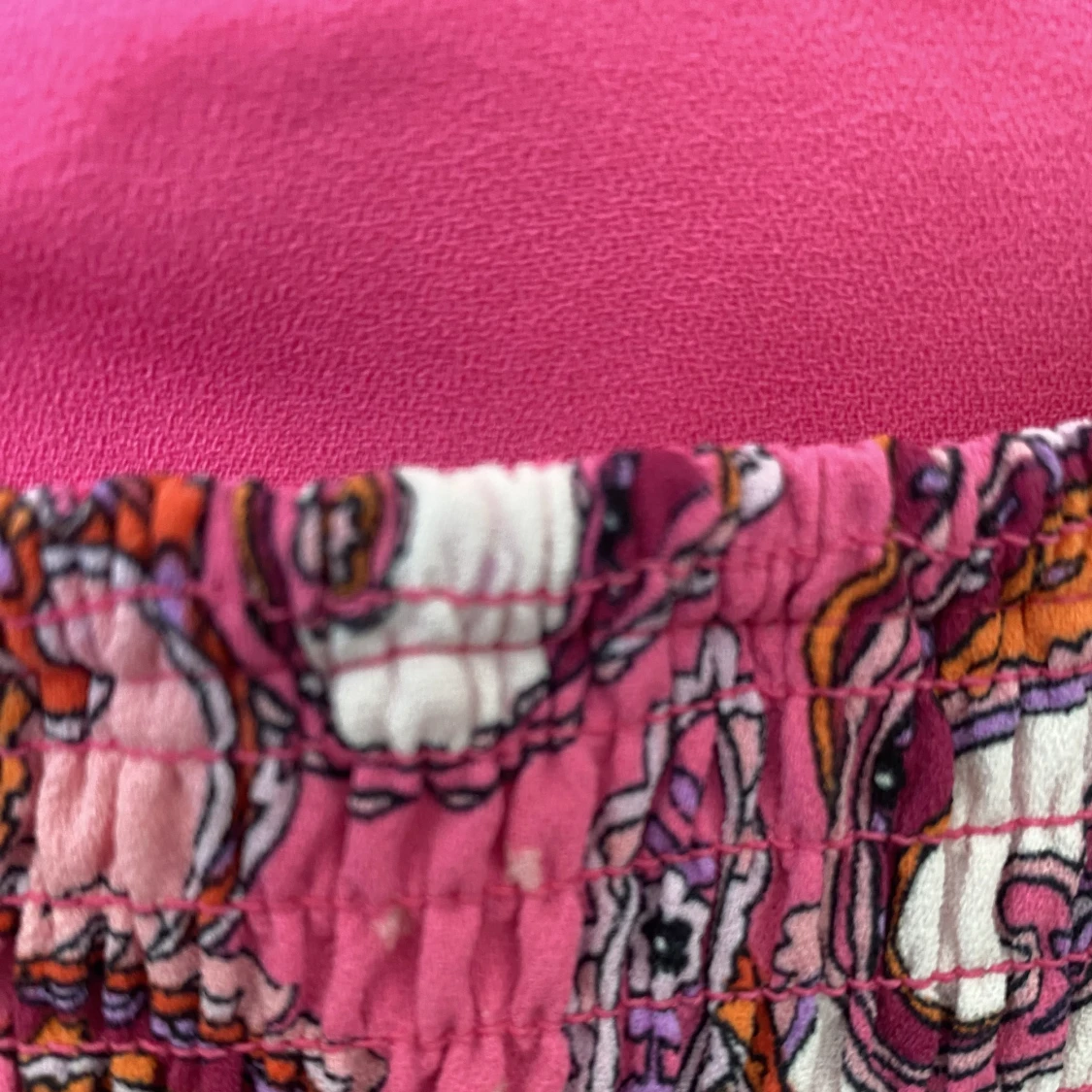 Rosa mönstrad topp - 91