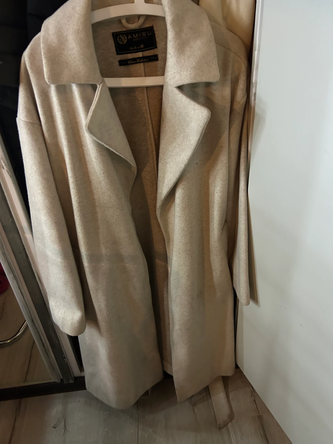 Ljusbeige kappa - 90