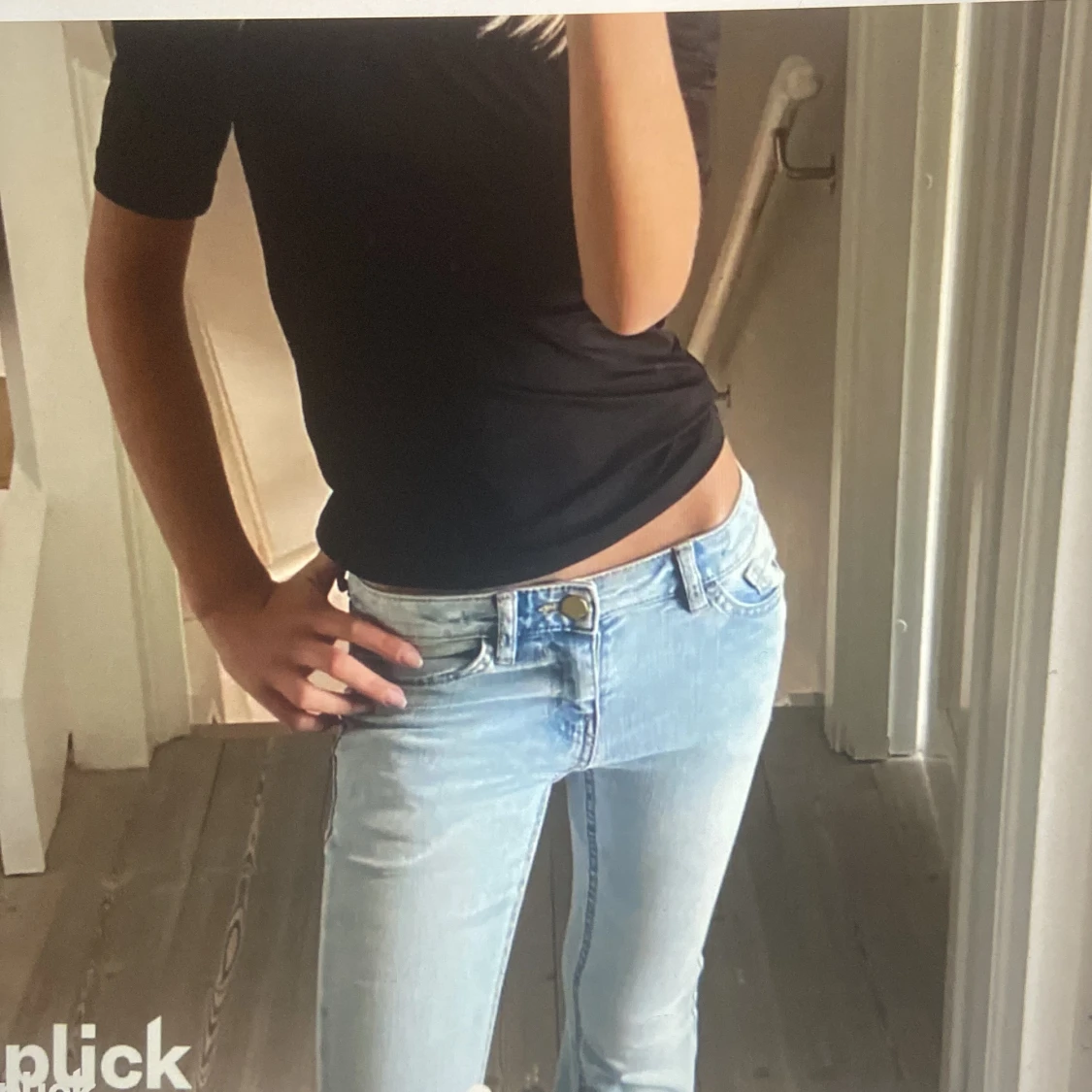 Lågmidjade jeans