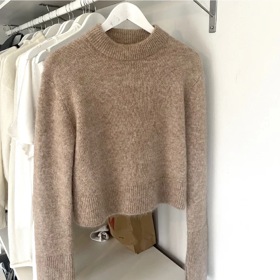 Mohair/ull tröja H&M