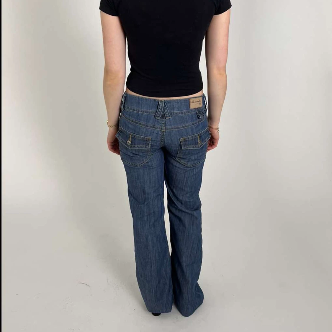 Lågmidjade jeans - 90