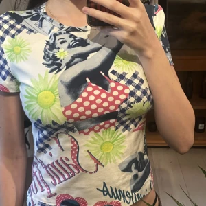 Croptop  - Croptop med tryck